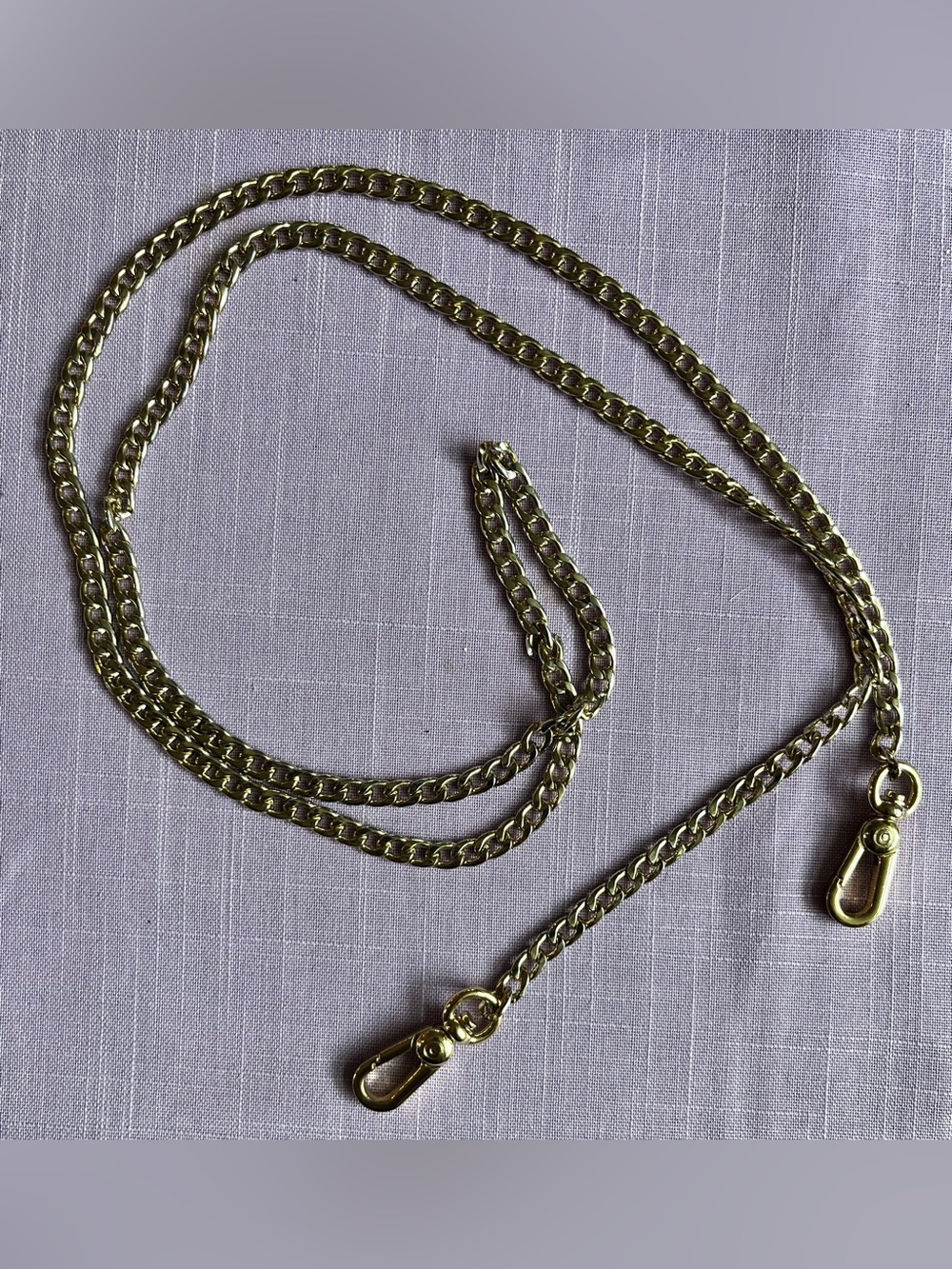 Gold chain for shoulder or crossbody bag! 47”